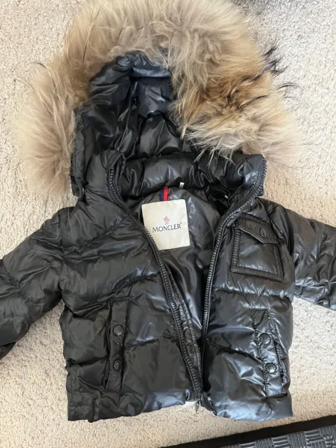 Moncler Coat Toddler 12-18 Months. Authentic