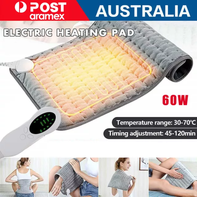 Electric Heating Pad Heat Therapy Feet Warmer Mat Neck Shoulder Back Pain Relief
