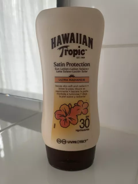 Hawaiian Tropic Satin Protection Sun Lotion LSF 30 Sonnencreme 180ml Schutz Skin