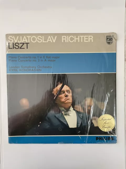 Sviatoslav Richter Liszt Piano Concerto No. 1 & 2 Record Album Vinyl LP Shrink Z