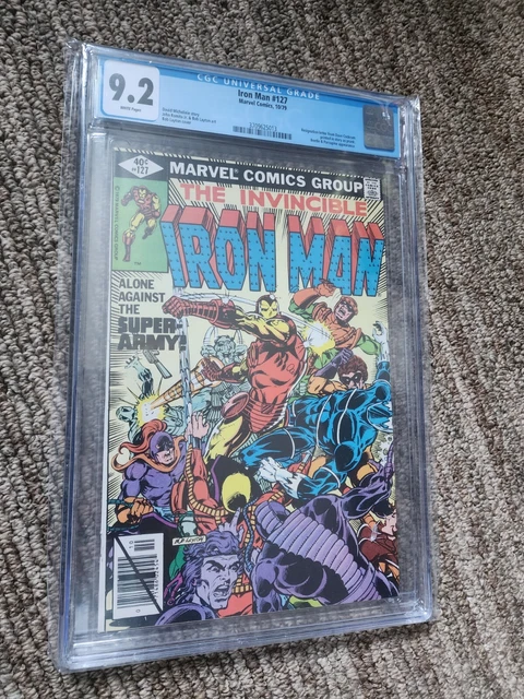 Iron Man #127 - CGC Graded 9.2  WP - John Romita and Bob Layton Art Marvel 1979 