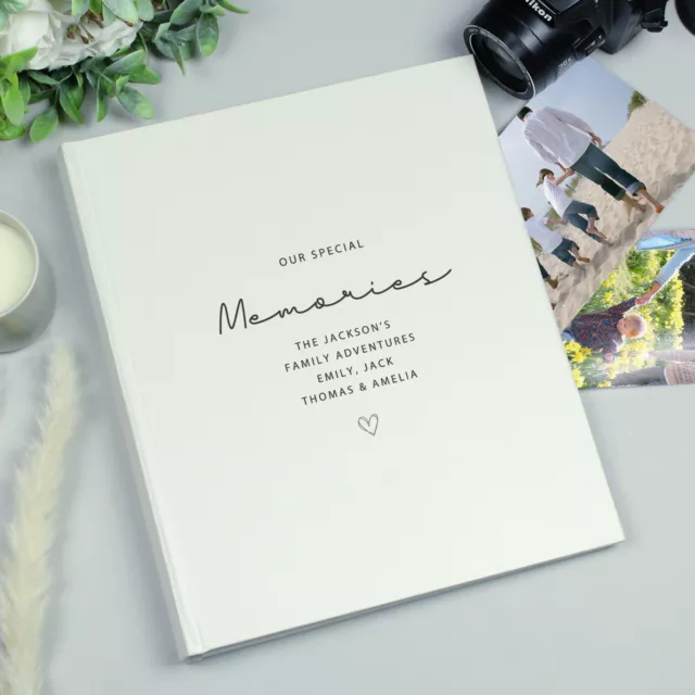 Personalised Wedding Anniversary Mr Mrs Traditional Free Text Photo Album