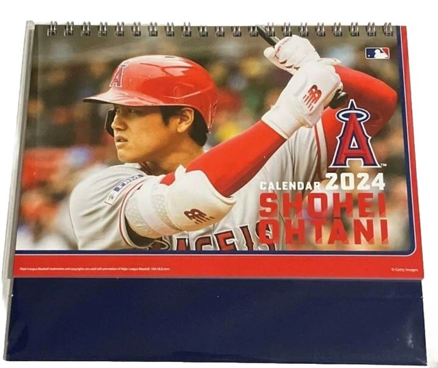 SHOHEI OHTANI ENSKY Limited 2024 Desktop Calendar Angels MLB New 38.00