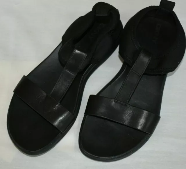 Dkny  7 1/2 M Black Sandal   New With No Box