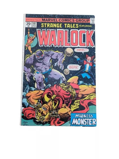 STRANGE TALES #181 1975 Warlock 2nd App/1st Full GAMORA JIM STARLIN Comic