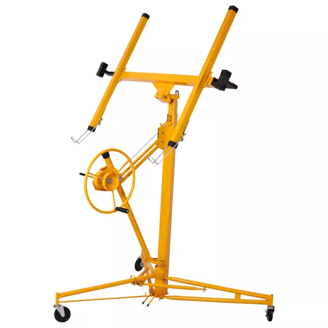 Drywall Lift Rolling Panel Hoist Jack Lifter Construction Caster Wheels Lockable