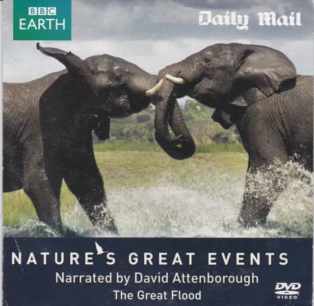 NATURE'S GREAT EVENTS The Great Flood ( DAILY MAIL Newspaper DVD ) BBC Earth