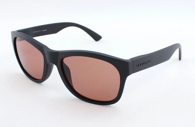 Serengeti Chandler SS557003 Sunglasses - Matte Black/Saturn Polarized Sedona