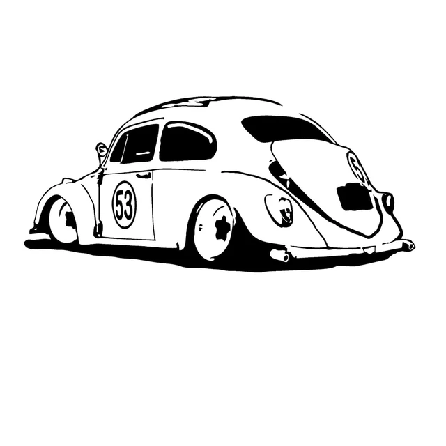 WANDTATTOO VW KÄFER Herbie Aufkleber für die Wand EUR 13,80 PicClick DE