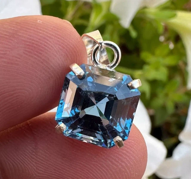 Pierre Précieuse Aigue-Marine Synthétique Ovale 29.25 Carats – Bleu Ciel, Taille Excellente – Pour Création De Bijoux