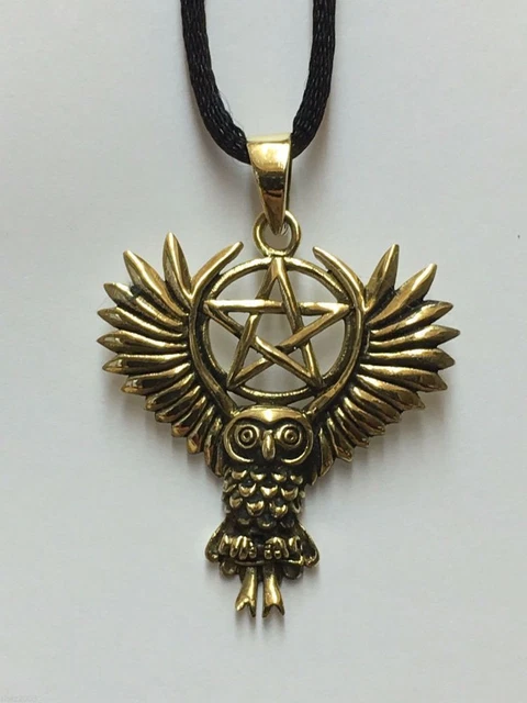 CIONDOLO PENTAGRAMMA STELLA A CINQUE PUNTE CON CERCHIO ARGENTO 925 GR