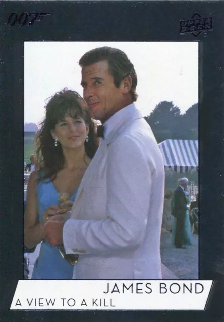 James Bond Collection Parallel Foil Base Card #73 Roger Moore as James Bond