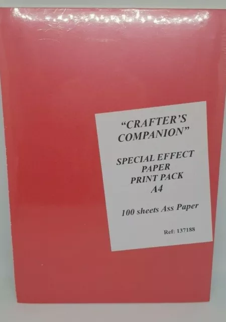 Crafters Companion Special Effect A4 Printable Paper - BRIGHT- 100 sheets 100gsm
