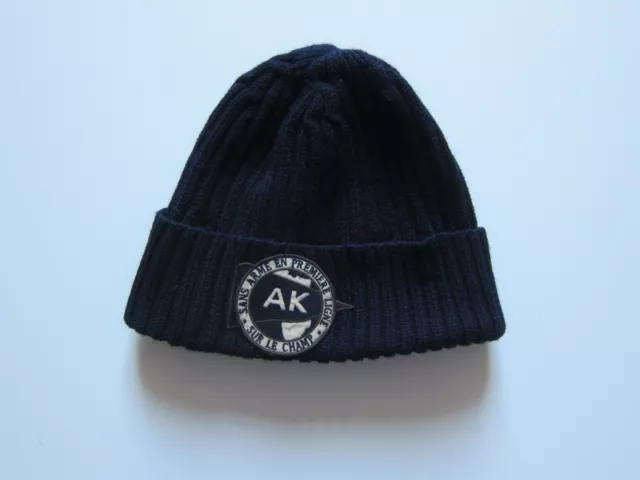 NEW A.P.C. x Kanye West navy wool ribbed knit beanie APC yeezy cap hat NWD 2