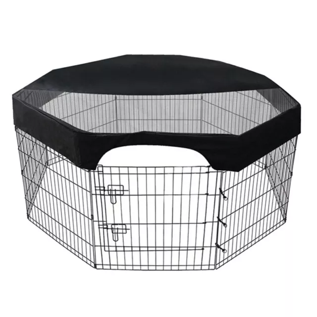 Copertura per passerella animali domestici, copertura protezione solare in tessuto, nero, 24 O9F6