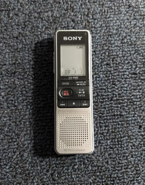 Sony ICD-P620 Handheld Digital Voice Recorder 260 Hours Recording Time