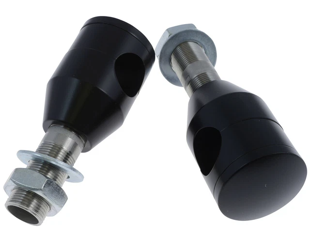 Support de guidon/aluminium noir 40mm, 1 pouce, passage de câble intérieur, VS 1