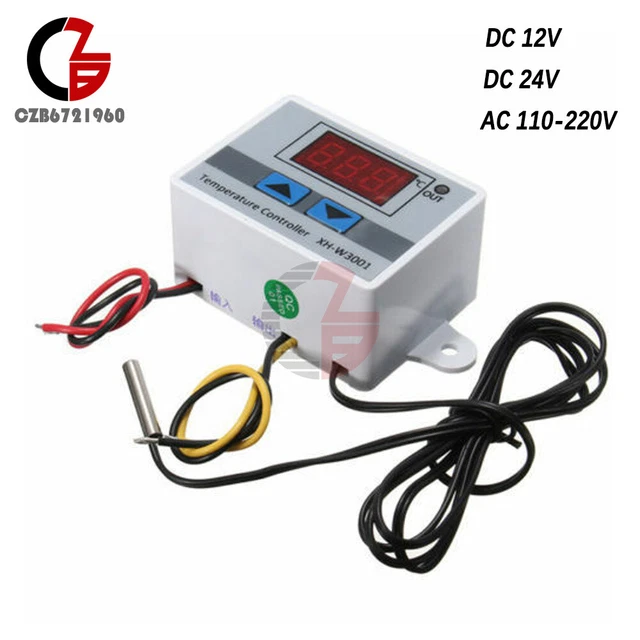 XH-W3001 NEW DIGITAL LED Temperature Controller Thermostat Control ...