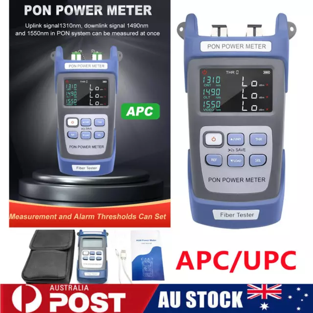 TM581 PON Power Meter SC/APC Optical Fiber Tester ONT/OLT 1310nm/1490nm/1550nm