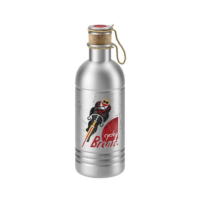 ELITE Bouteille d''eau en aluminium pour vélo VINTAGE EROICA CYCLES BRENTA 600 M