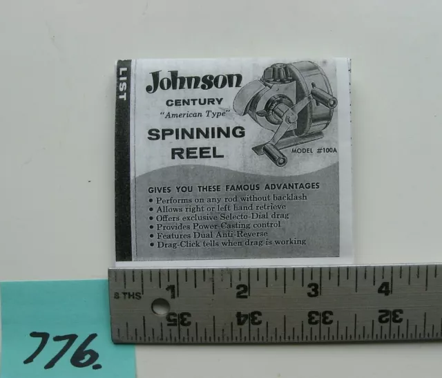 Johnson Fishing Reel Parts FOR SALE! - PicClick