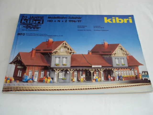 W.2.13.3 Modelleisenbahn Modellauto Katalog Prospekt Kibri Modellbahnzubehör ´96