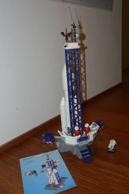 Playmobil City Action 6195 Weltraumrakete, alle Teile und Bauanleitung vorhanden
