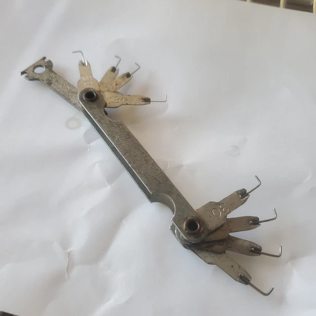 VINTAGE KASTAR WIRE Spark Plug Gauge Tool Made in USA!!! VGC 9.00