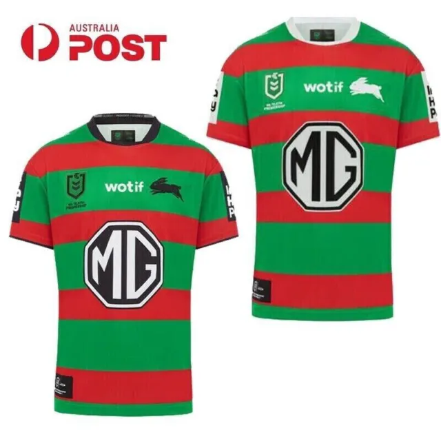 NEW 2024 NRL South Sydney Rabbitohs Jersey Rabbits Rugby League Jerseys