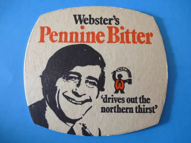 Beer Bar Mat Coaster ~ WEBSTER'S Brewery Pennine Bitter ~ Yorkshire, England, UK