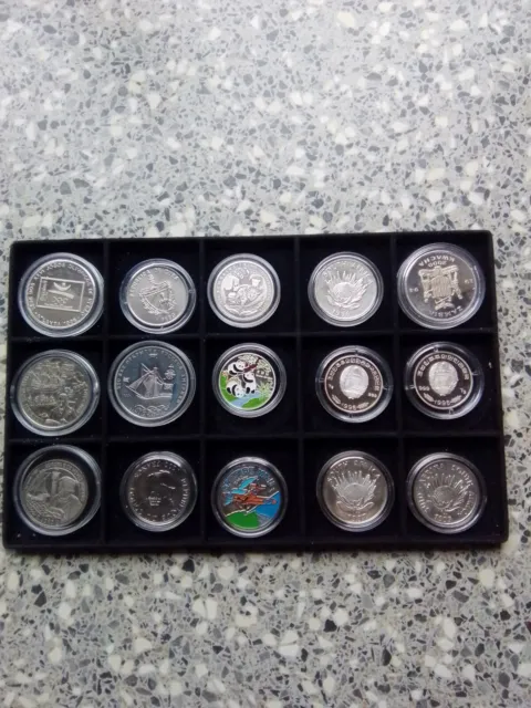 Konvolut 15 Münzen, Medaillen  teils Silber