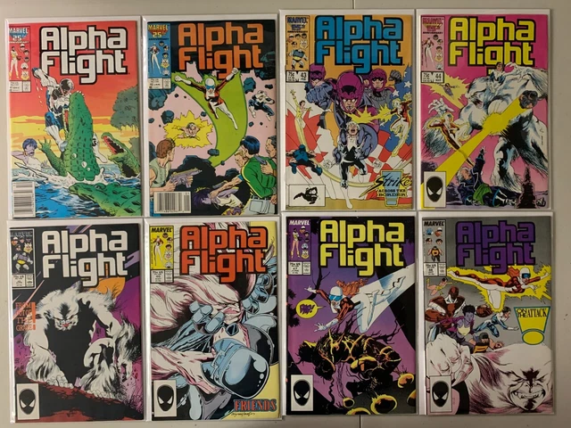 Alpha Flight comics lot #41-121 28 diff avg 5.0 (1988-93)