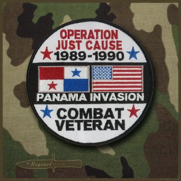 Panama - Operation Just Cause Patch - Combat Veteran - Noriega - Fort Sherman 2