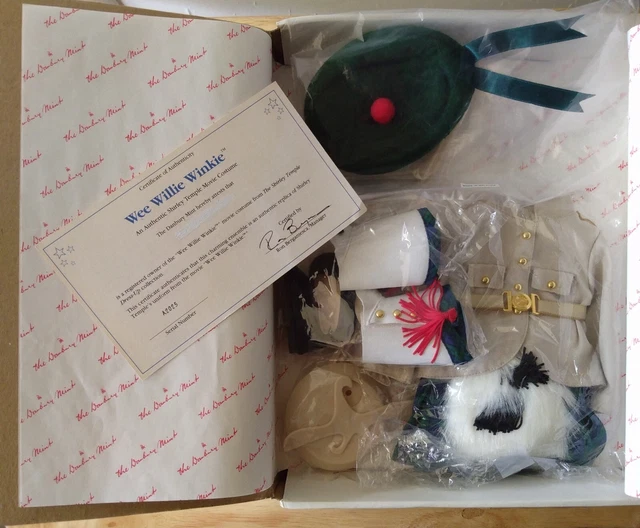 Shirley Temple "Wee Willie Winkie" Costume in Box by DANBURY MINT