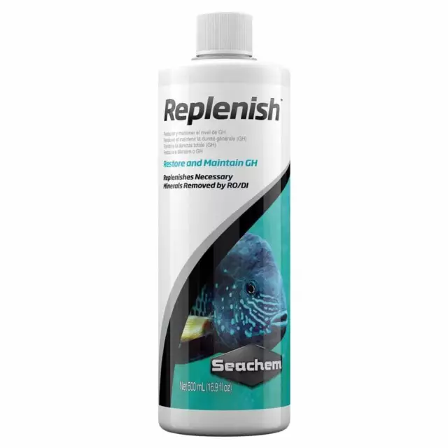 Seachem Replenish Aquarium Fish Tank GH Minerals Treatment