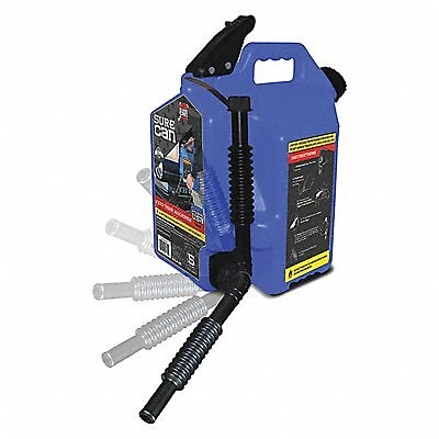 Surecan Kerosene Can: 5 gal Capacity, Self, Blue, HDPE  SUR5SFK2 Surecan