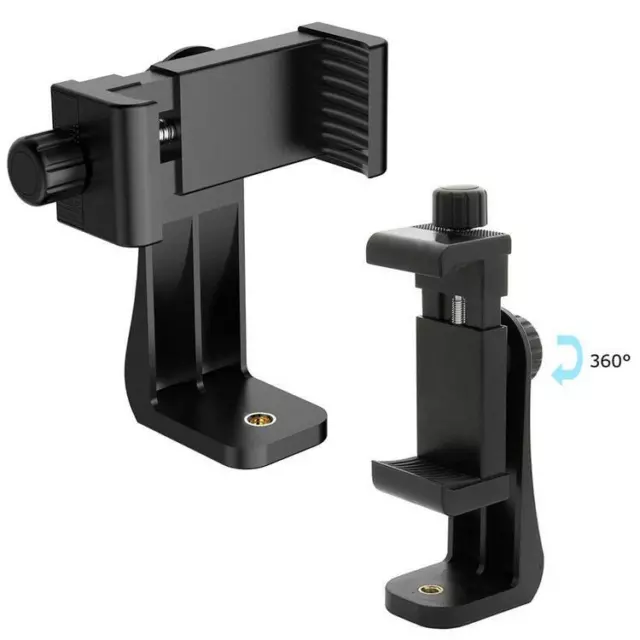 Universal Smartphone Tripod Stand Holder Cell Phone Clip Mount Adapter suppo