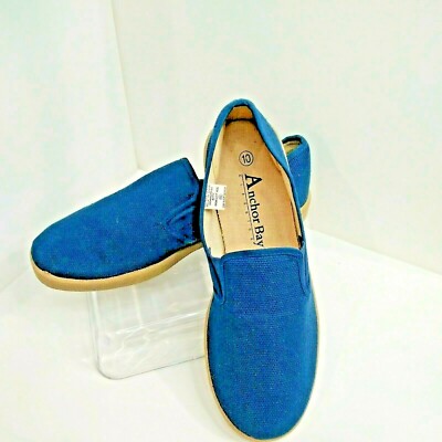 ANCHOR BAY CLASSICS Blue Canvas Slip on 