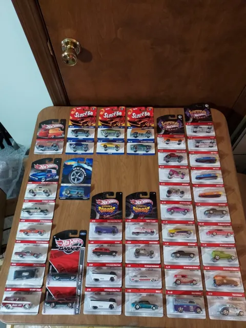 Hot Wheels Larry's, Wayne's, Phil's Garage Lot Of 43- Real Riders Since 68 CHASE