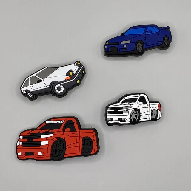 Rev Up Your Crocs with Sports Car Charms - Set of 4! Rev Up Your Crocs with Sports Car Charms - Set of 4!