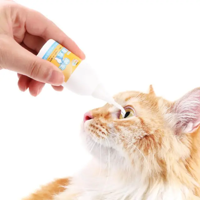 Pet Dog Cat Eye Drops Anti-Inflammatory Tear Stain Best Conjunctivitis L9A5