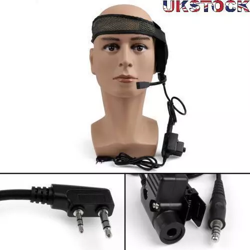 1xHD01 Z Tactical Bowman Elite II Headset U94PTT For Kenwood Rd Walkie-Talkie E7