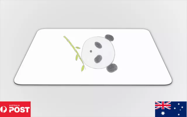 Mouse Pad Desk Mat Anti-Slip|Cute Panda Sketch Art Drawing
