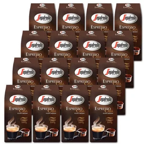16 KG Segafredo Espresso Casa Kaffeebohnen, Preis ist inklusive Kaffeesteuer