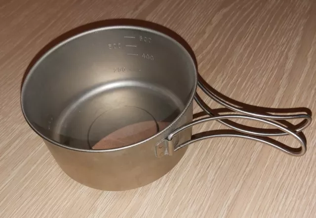 MSR Titanium saucepan. 600ml. 82g.