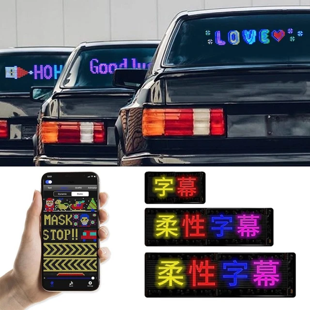 Moving Led Bug Sign CUSTOM TEXT LED Light Signs Animation Programmable Moving Messages ...
