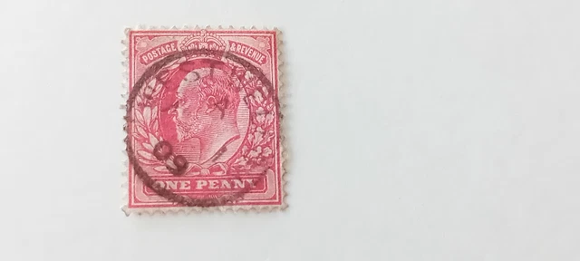 GB KEV11 1d Red - West Wellow Hampshire Postmark