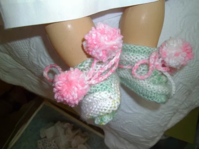 No Doll Ooak 18" Tiny Tears Betsy Wetsy Effanbee Beautifully  Made Doll Booties