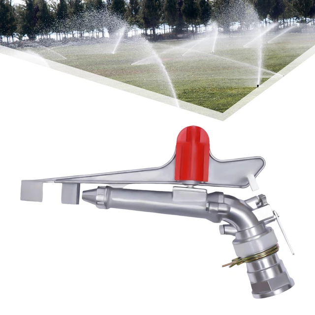 2.5  Alloy 360¡«Adjustable Impact Sprinkler Gun Water Irrigation Lawn Spray Gun main image 0