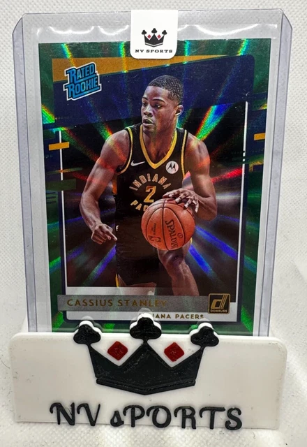 2020-21 Donruss Holo Green Laser #225 Cassius Stanley RR